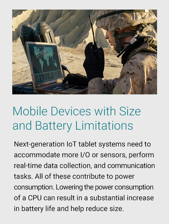 Mobile Devices with Size and Battery Limitations